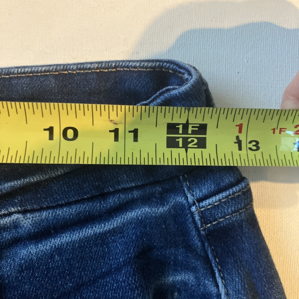 Just Black Denim Marcie HR Wide Leg Jeans Size 24 Style DP792 Dark Wash Skater - Picture 3 of 6